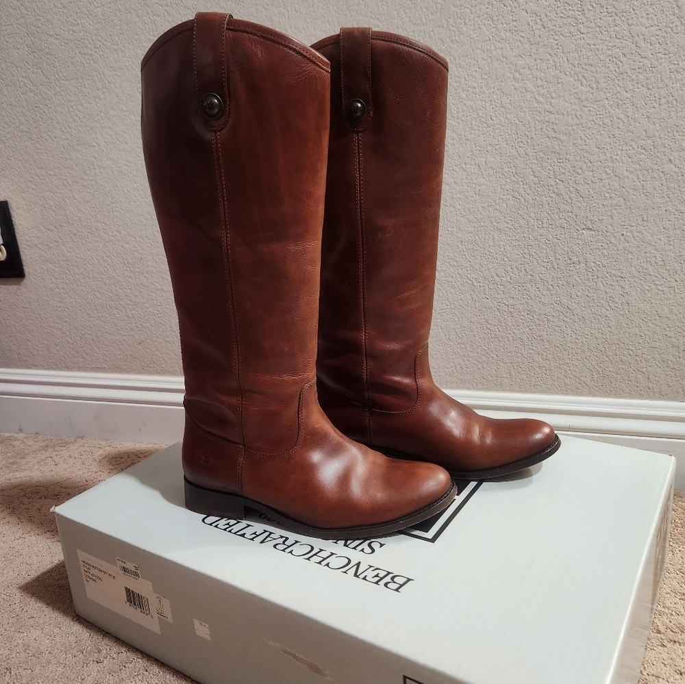 Frye Melissa Button Soft Vintage Leather